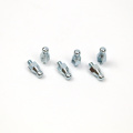 Zinc plated ball head screws by CNC technology